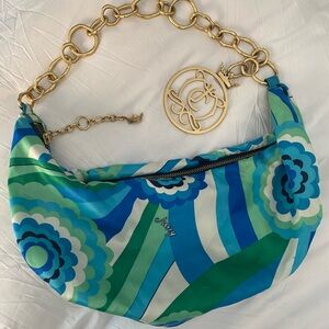 Juicy Couture Satin over-the-shoulder Multi-Color Purse